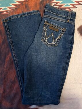 Wrangler Dark Blue Kids Denim Jeans